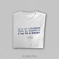 Camiseta blanca iluminación corregida