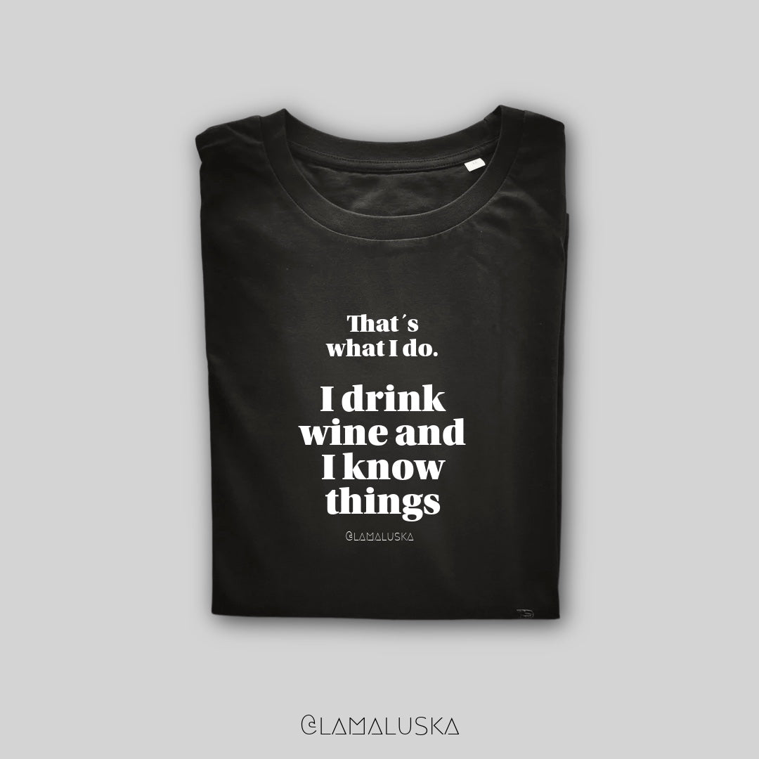 I Drink Wine Classic Tee