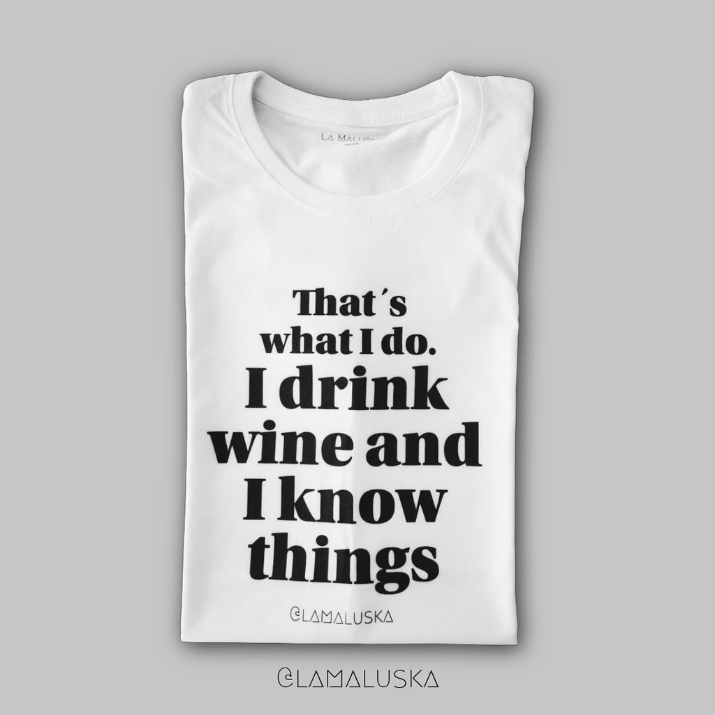 I Drink Wine Classic Tee