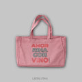 Amor rima con vino Maxibag